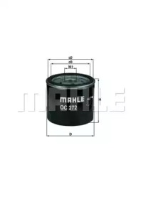 Масляный фильтр OC272 MAHLE – фото